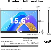 DPJJ 15.6″ Ultra-Thin Portable Monitor — image 6