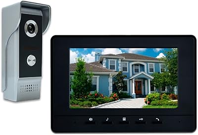 AMOCAM V70H-M4 Wired Video Intercom System, 7-Inch Monitor