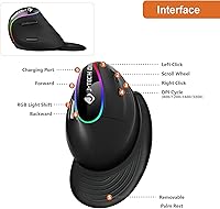 J-Tech Digital V638 Ergonomic Wireless Mouse — image 9