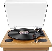 Popsky 3-Speed Bluetooth Turntable — image 1