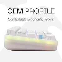 Higround Basecamp 65% Mechanical Gaming Keyboard SKYSTONE - White Flame Switch — image 8