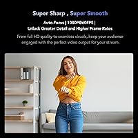 NUROUM V32AFL 4K Webcam with Ring Light — image 4