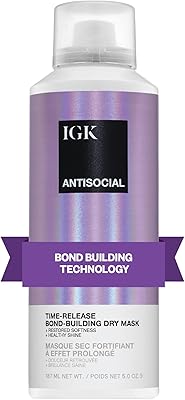IGK Antisocial Overnight Bond-Building Dry Hair Mask 5oz
