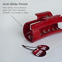 Mello Hair Claw Clip Squishy Claw Clip (Red, Medium) — image 3