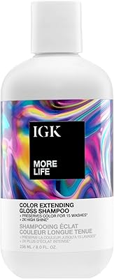 IGK MORE LIFE Color Extending Gloss Shampoo 8 Oz