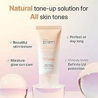 MAKE P:REM Glow Beige Tone Up Sunscreen SPF 50+ 1.69oz — image 3