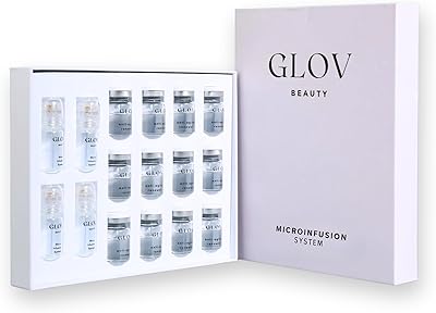 Glov Beauty Micro Infusion System for Face & Lips – 0.25mm 24k Gold Stamp with Serum