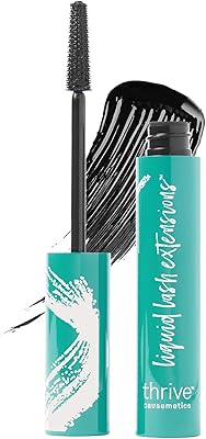 Thrive Causemetics Liquid Lash Extensions Mascara, Brynn (Rich Black)