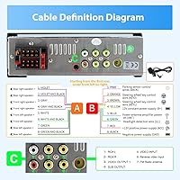 Pyniro Single Din Car Stereo with CarPlay & Android Auto — image 7