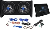 Rockville RV8.2A Dual 8″ 800W Subwoofers + 1200W Mono Amp Car Audio Kit — image 1