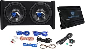 Rockville RV8.2A Dual 8″ 800W Subwoofers + 1200W Mono Amp Car Audio Kit Review