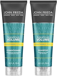 John Frieda Luxurious Volume Touchably Full Shampoo and Conditioner Set, 8.45oz Review
