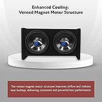 Rockville RV10.2B Dual 10-inch Subwoofer Enclosure with Amplifier — image 6
