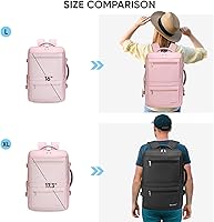 BALEINE Travel Backpack for Women Men, Large, Pink — image 6