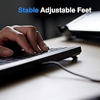 Perixx PERIBOARD-426 Wired Mini Low Profile Keyboard — image 5