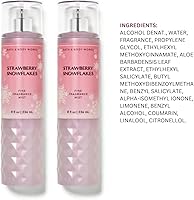 Bath & Body Works Strawberry Snowflakes Fine Fragrance Body Mist 8oz (Pack of 2) — image 3