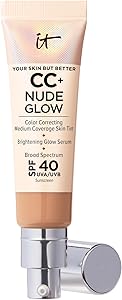 IT Cosmetics CC+ Nude Glow Foundation, Medium Coverage, SPF 40, 1.08 fl oz Review