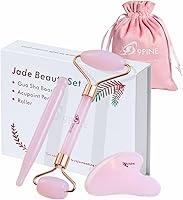 9 9PINE Jade Roller and Gua Sha Set, Pink — image 1