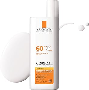 La Roche-Posay Anthelios Light Fluid Facial Sunscreen SPF 60, Travel Size 1.7oz Review