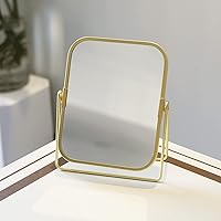 LONGSHENG Gold Tabletop Makeup Mirror — image 7