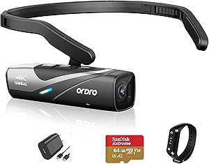 ORDRO EP8 4K Head-Mounted Video Camera