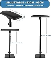 CAKMSMAO Professional Heavy Duty Iron Tattoo Armrest — image 4