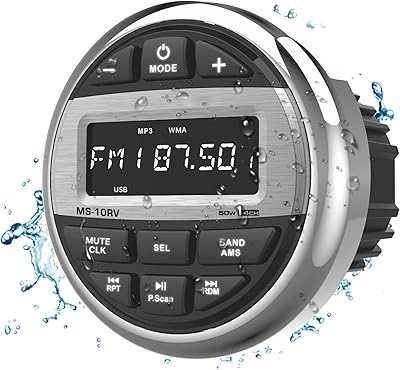 DOVOX Waterproof Marine Bluetooth Stereo