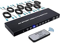 TCNEWCL 8 Port HDMI KVM Switch — image 1