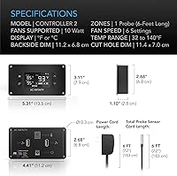 AC Infinity Controller 2 Fan Thermostat and Speed Controller — image 6