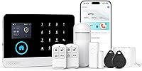 LWOHSI Alarm System 4G/WiFi with Door/Window Sensors (8 Pieces) — image 1