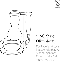 MÜHLE VIVO Olive Wood 4-Piece Pure Badger Razor Shaving Set — image 8