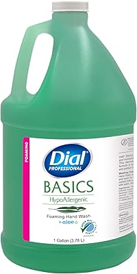 Dial Professional Basics Hypoallergenic Foaming Hand Wash, 1 Gallon Refill Bottle