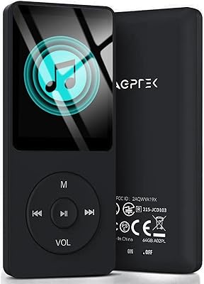 AGPTEK A02PL 64GB MP3 Player