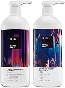IGK Extra Love Volume Thickening Shampoo and Conditioner Set 33.8oz Review