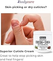 ibodycare Organic Raw Shea Butter Cocoa Butter Body Balm, 8 oz — image 5