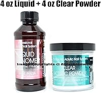 MIA SECRET Liquid Monomer + Clear Acrylic Powder 4oz Set — image 3