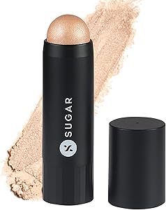 SUGAR Cosmetics Face Fwd Highlighter Stick 01 Champagne Champion Review