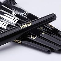 MSQ 29pcs Makeup Brush Set with Belt Waist Makeup Bag — image 4