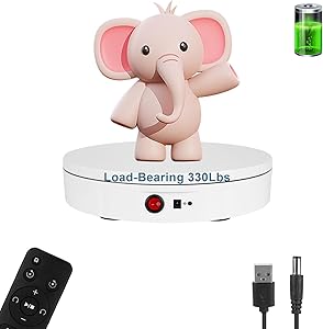 Bosgladek Motorized Rotating Display Stand 11.8-inch 300lbs Load