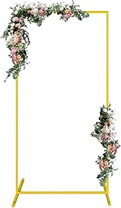 LMEBE Gold Square Backdrop Stand 6.6x3.3 FT Review