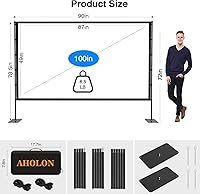 AHOLON PS100 Outdoor Projector Screen 100-Inch — image 6