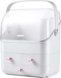 LINFIDITE Cosmetic Storage Box with Lid