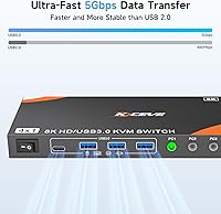 NAWEN HDMI KVM Switch 4 Computers 1 Monitor — image 7