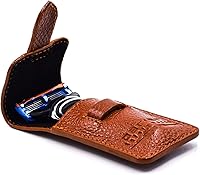 Parker Travel Fusion Safety Razor with Leather Sheath — image 3