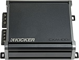 KICKER 46CXA400.1 400W Mono Class D Car Audio Amplifier Review
