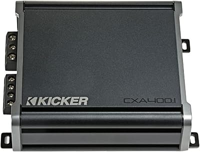 KICKER 46CXA400.1 400W Mono Class D Car Audio Amplifier