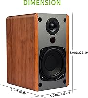 SINGING WOOD BT25 Bluetooth Bookshelf Speakers — image 9