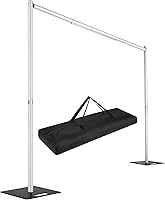 Hecis 8ft x 10ft Pipe and Drape Backdrop Stand — image 1