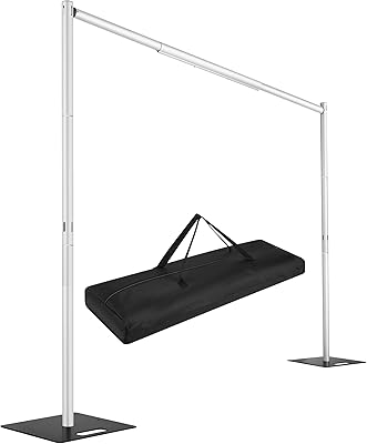 Hecis 8ft x 10ft Pipe and Drape Backdrop Stand