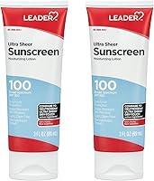 LEADER Ultra Sheer Sunscreen SPF 100+ (3 Fl Oz, 2 Pack) — image 1
